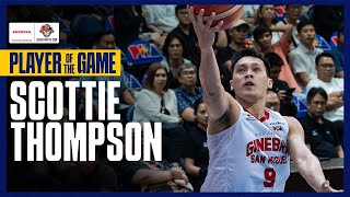 Brgy Ginebra’s Scottie Thompson PLAYED SUFFICIENTLY WITH 15 POINTS vs TNT 💥  HIGHLIGHTS [upl. by Alian]