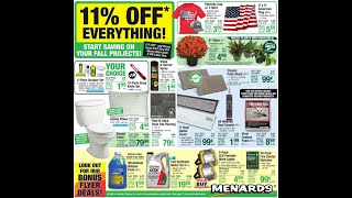 Menards Weekly Ad August 24 – September 4 2023 [upl. by Ursal528]