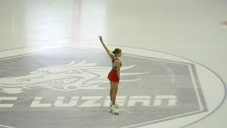 Alexia Paganini – 20212022 Swiss Figure Skating Championships SP [upl. by Aimek567]