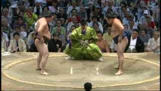 Hakuho vs Kakuryu uchimuso [upl. by Kubetz]