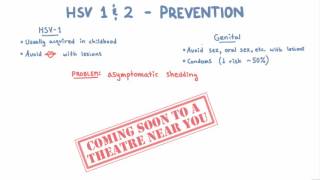 HSV 1 and 2 Prevention [upl. by Yelwar3]