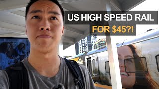 riding Brightline Florida the US NEWEST high speed train on a budget [upl. by Netsirt]