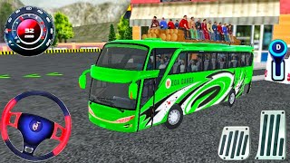 Indian UP Hill Bus New Mountain Bus Driving Game Bast 3D Driving 3D Simulator Android Gameplay [upl. by Felizio]