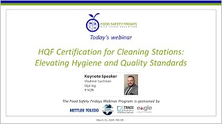 HQF Certification for Cleaning Stations Elevating Hygiene and Quality Standards [upl. by Yelhs]