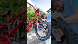 Extreme BMX Repair Using The WRONG TOOLS ⁉️🤦‍♂️ bike youtube asmr [upl. by Bowra]