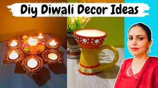 DIY Diwali Home Decor Ideas🤯Aesthetic Decor DIYsTraditional Decor Ideasviral DIYsKWV [upl. by Caravette]