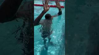 7 FOOT MAN IN POOL‼️ dlafam tall viral [upl. by Amis]