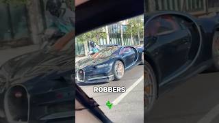 Robbery of Bugatti Chiron😡 shorts [upl. by Nanam]