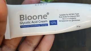 glycolic acid cream 10 benefits su beauty and remedies Bioone glycolic acid cream [upl. by Fredric]