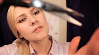 ✂️ Sleepinducing Haircut 💇 ASMR  Shampoo  Page Flipping  Scissors [upl. by Woll711]