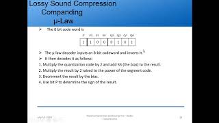 Audio Compression  Companding  MPEG Audio Encoding and Decoding [upl. by Arremat]