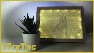 DIY 3DDruck Lithophane  beleuchteter Bilderrahmen Ganz einfach [upl. by Ahsieit]