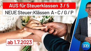 Zum 1 APRIL 🤣 AUS für die Steuerklassen 3 und 5 Änderungen für Ehegatten Ehegattensplitting [upl. by Suravart]