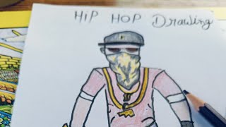 Hip hop easy drawing for toddlers kids [upl. by Namzzaj813]