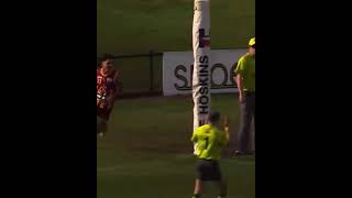 Malakai Champion KICKS 3 GOALS ON WAFL DEBUT afl football footy [upl. by Aleit]