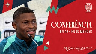 CONFERÊNCIA SN AA  Nuno Mendes [upl. by Lorenzana]