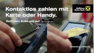 Kontaktlos bezahlen mit Handy und Karte Raiffeisen Marcel Hirscher PreRoll 2016 [upl. by Eylrac622]