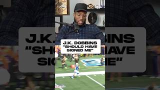 JK Dobbins says Ravens should have just signed him nfl ravens [upl. by Hoehne]