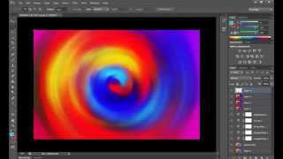 How to make a Trippy Background with Basic Photoshop tools for Beginners [upl. by Eremehc]