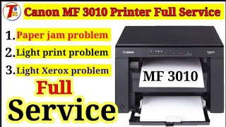 Canon Image Class MF3010 Complete Dissemble and Assemble or Full Service and cleaning printer [upl. by Karol]