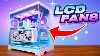 This is PEAK PC Building  Lian Li O11D EVO RGB LCD FANS [upl. by Enihpad]