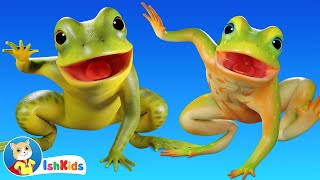 Five Little Speckled Frogs  Nursery Rhymes amp Kids Songs  IshKids [upl. by Svend]