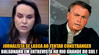 JORNALISTA SOFRE CASTIGO AO VIVO APÓS ACUSAR BOLSONARO DE GOLPISTA NA ENTREVISTA [upl. by Yasmeen91]