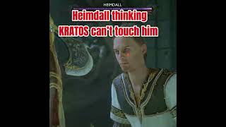 KRATOS VS HEIMDALL action godofwar gaming edit shorts cool [upl. by Notsnarc]