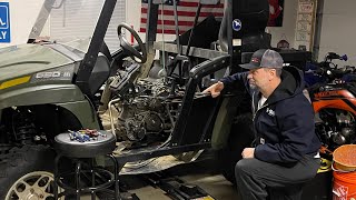 Arctic Cat 650H1 Wet Clutch Install [upl. by Dermot]