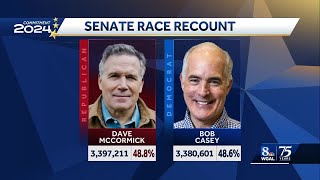 Casey vs McCormick Pennsylvanias US Senate recount [upl. by Hguh]