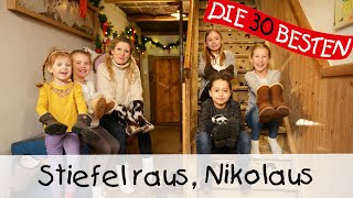 ⛄️ Stiefel raus Nikolaus  Weihnachtslieder für Kinder  Kinderlieder [upl. by Aowda576]