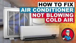 How to Fix Air Conditioner Not Blowing Cold Air  HVAC Training 101 [upl. by Sosthina]