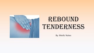 Rebound tenderness mechanism [upl. by Moth933]