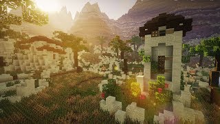 Desert Village  Minecraft Cinematic [upl. by Enaitsirhc]