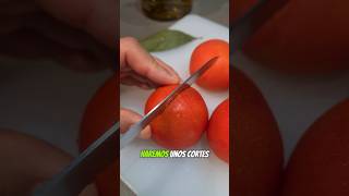 ESCALDAR tomates MICROONDAS [upl. by Renaldo]