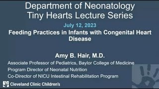 Feeding Practices in Infants With Congenital Heart Disease [upl. by Hillier86]