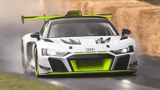 2020 Audi R8 LMS GT2 Unveiled  Sound Accelerations amp Downshifts [upl. by Wilda]