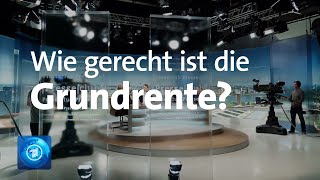 Der Streitfall – wie gerecht ist die Grundrente  ARDPresseclub [upl. by Cobbie]