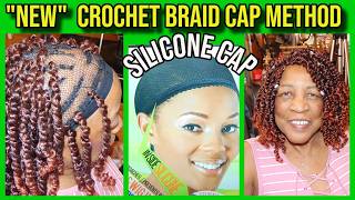 NEW Crochet Braid Cap Technique for Hair loss Thin amp Damaged Hairquot [upl. by Ojibbob364]