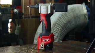 Milwaukee M12 Cordless Rivet Tool Unboxing Demo Review M12 BPRT0C [upl. by Aniara546]