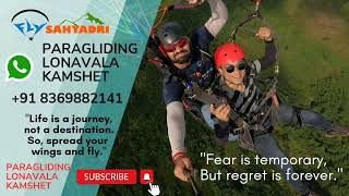 Best and Safe paragliding in India Paragliding Lonavala kamshet Mumbai Pune old highway [upl. by Goles184]