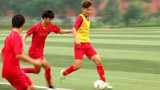 Chinas football academy Reaching for World Cup glory [upl. by Symon]