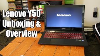 Lenovo Y50 Unboxing amp Overview  i7 4710HQ GTX 860M 1TB SSHD 8GB RAM [upl. by Johnston]