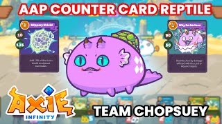 Best Reptile Card Shield  Shield Combo  AAP Counter  Axie Infinity [upl. by Peter]