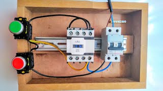 Kontaktör Bağlantısı Nasıl Yapılır start stop ve mühürleme montajı [upl. by Acilgna]