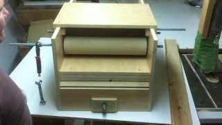 Cheap quotHomeMade Drum Sanderquot With feeder Almost done 9 [upl. by Cyndia152]