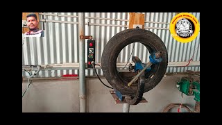 165  65  R 15 Tubeless tyre cut repair Vulcanizing  Easy Method Tyre repair [upl. by Don141]