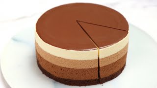 Triple chocolate mousse cake [upl. by Alec473]