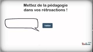 La rétroaction pédagogique dans les exercices autocorrectifs [upl. by Snilloc]