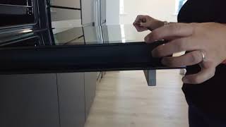 AEG  Electrolux  Zanussi  Oven glass door cleaning  V1 0 [upl. by Ibbob]